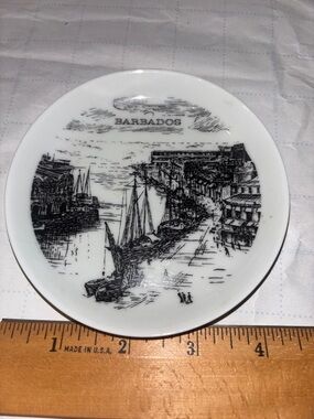 BARBADOS  SOUVENIR  small DISH  CLIPPER SHIP